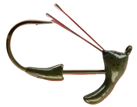 Picasso Weedless Urchinator Cradle Head- Green Pumpkin
