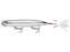 Rapala PXR Jowler 127- Pure Chrome