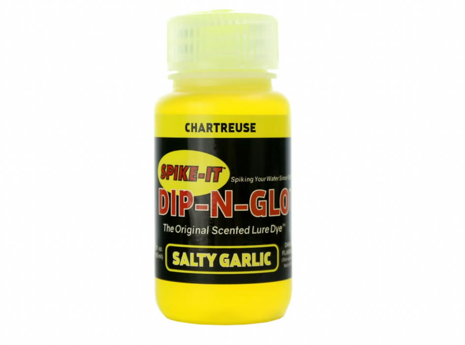 Spike-It Garlic Dip-in-glo 2oz Bottle Clear Soft Plastic Lure Dye for sale  online