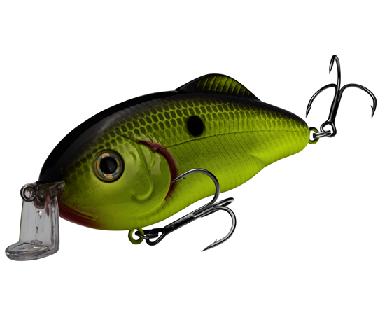 Strike King Hybrid Hunter Jr. Crankbait- Black Back Chart