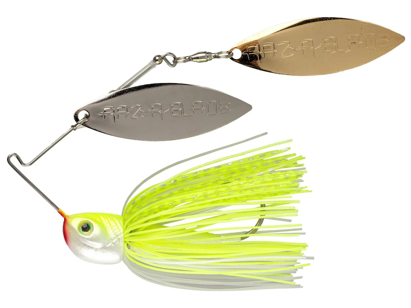 Strike King Tour Grade Bottom Dweller Spinnerbait- Chart White