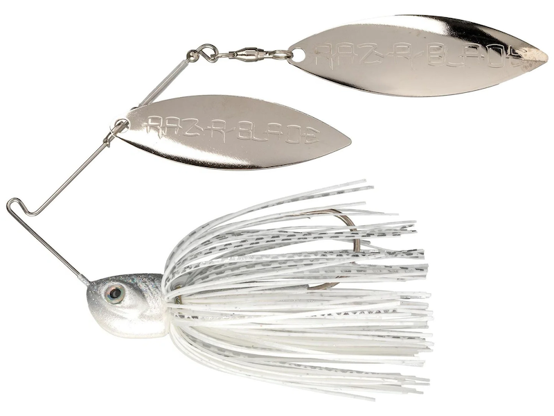 bottom fishing artificial lures Strike King Tour Grade Bottom Dweller Spinnerbait 1oz / White Chrome