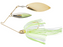 War Eagle Spinnerbait Double Willow- Hot White Chart