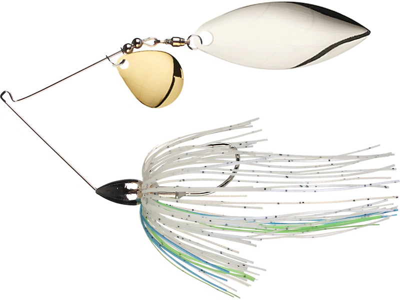 War Eagle Spinnerbait Colorado Willow- Blue Herring