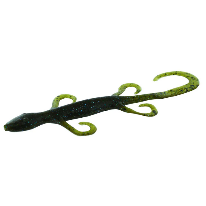 blue lizard with yellow tail zoom fishing lure 6'' Zoom Bait Super Salt Plus