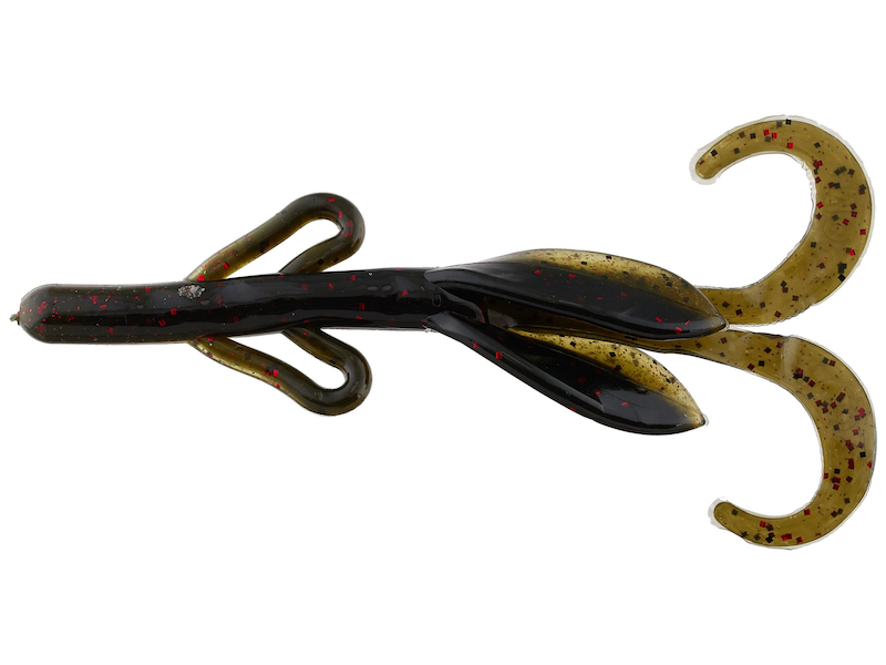 bush hog fishing lure Zoom Brush Hog Midsize Junebug