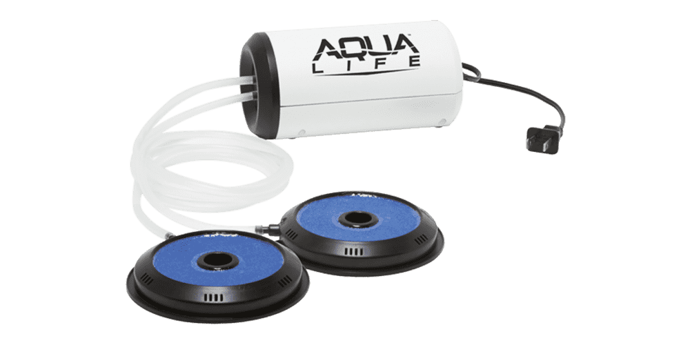 Frabill - Aqua-Life Aerator Dual Output 12V DC Greater Than 25 Gallons