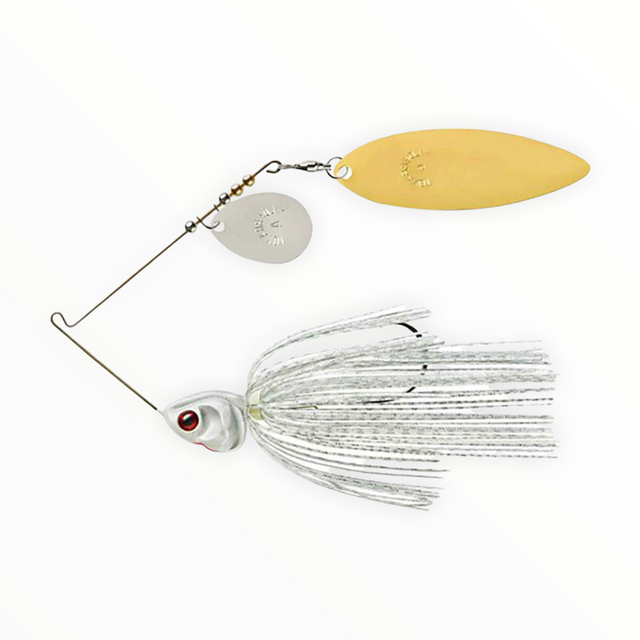 Booyah Covert Spinnerbait Nickel Colorado Gold Willow