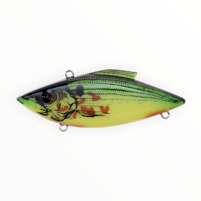 Bill Lewis Rat-L-Trap Lipless Crankbait Chartreuse Bleeding Shad