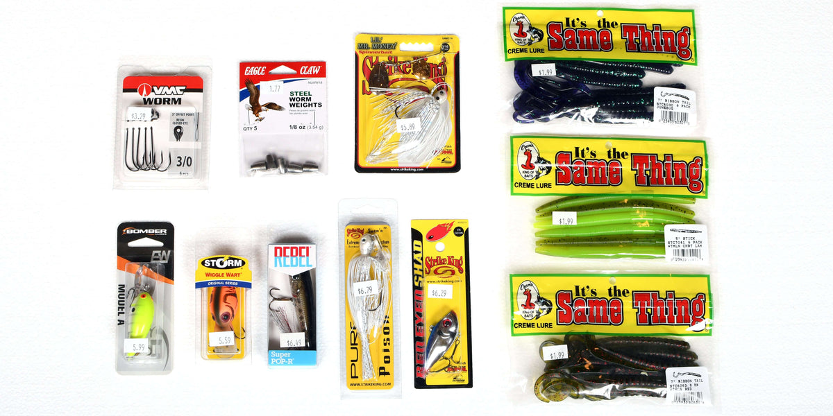 Lake Pro Tackle Bass Fishing Starter Kit