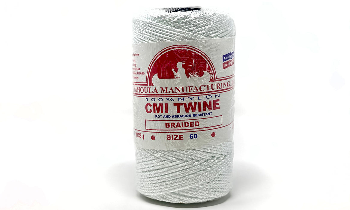 Catahoula Manufacturing #12 Tarred Braided Nylon Twine (Bank Line) 400',  One Size, Black : : Tools & Home Improvement