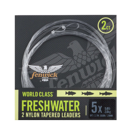 Fenwick World Class Freshwater 2 Nylon Tapered Leaders