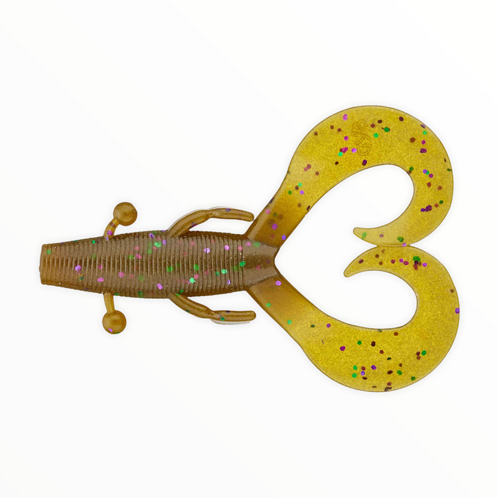 cowboy fishing lure Yamamoto Cowboy Green Pumpkin Green Purple