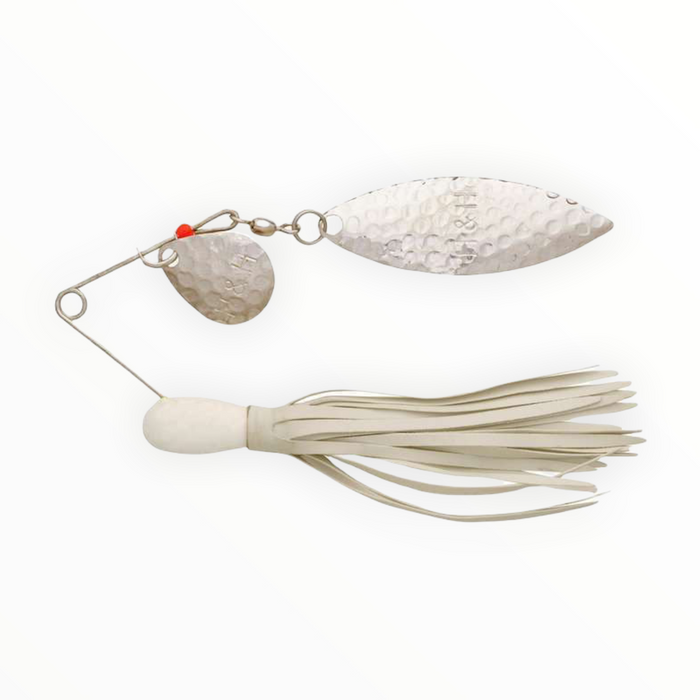 bean willow lleaf metal fishing lure H&H Spinner Chart Blue/Chart Colo/Wil Nickel 3/8