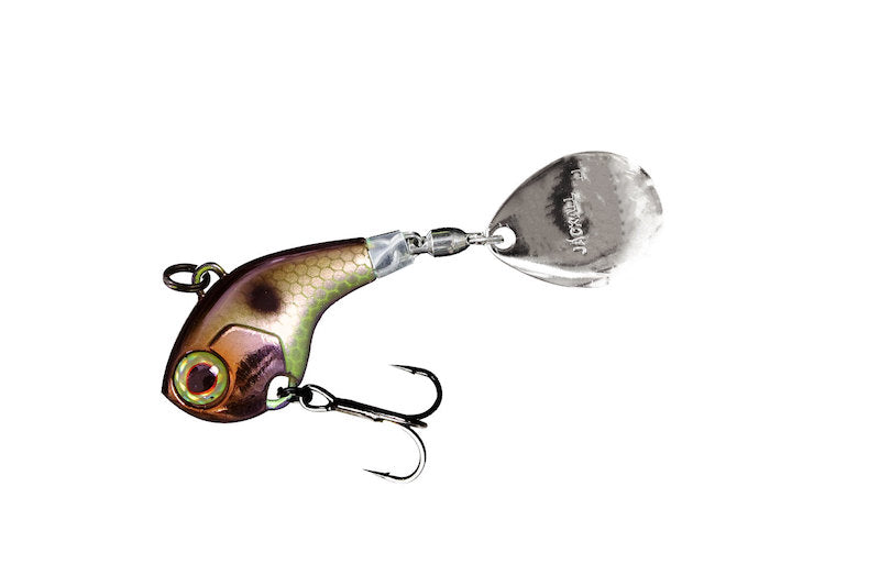 cripple backs fishing lure Jackall Deracoup Tail Spinner 1/2 oz / Clear Shad