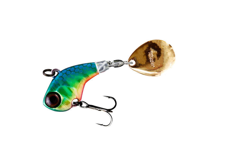 cripple backs fishing lure Jackall Deracoup Tail Spinner HL Lime Gold / 1/2 oz