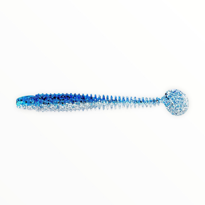 Lunker City Swimmin' Ribster- Blue Ice