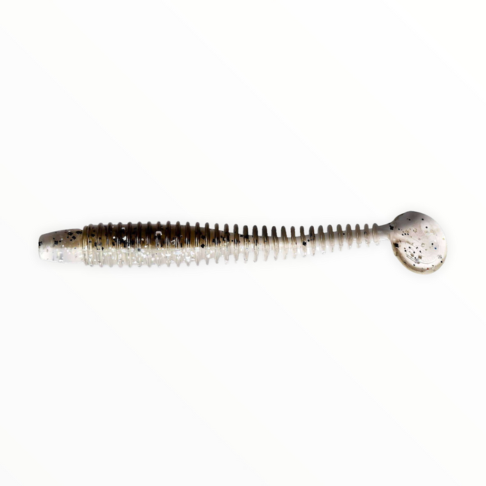 Lunker City Swimmin' Ribster- Silver Flash