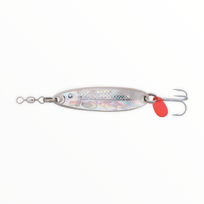 best krocodile lure for lake brown trout Luhr-Jensen Krocodile Spoon Hammered Chrome