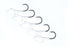 Woods And Water Shad Jig Heads- White