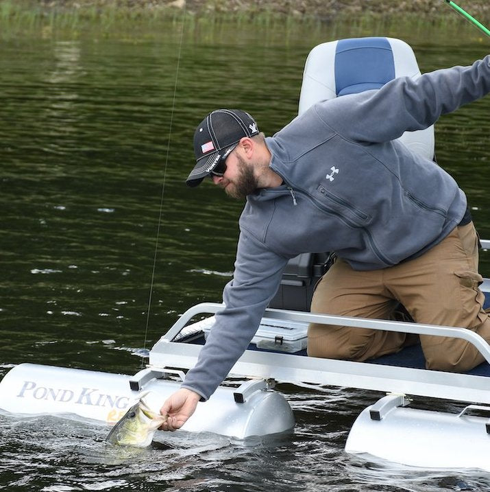 Rebel One-Man Fishing Pontoon by Pond King — Lake Pro Tackle