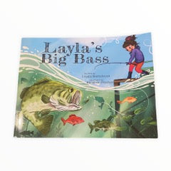 Layla's Big Bass (by Laura Bartolozzi) — Lake Pro Tackle