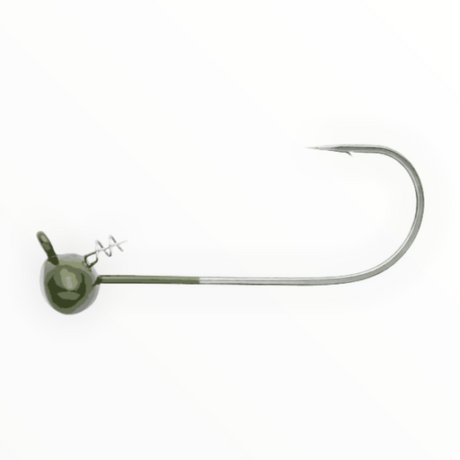 (10) Ten 1/4oz Minnow Head Underspin Bait 3/0 Super Sharp Sickle Hook #3  Willow