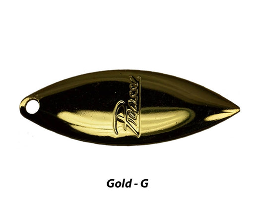 Picasso Willow Leaf Spinnerbait Blades- Gold