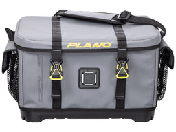 Plano EDGE 3500 Premium Tackle Storage with Rustrictor Rust-Resistant  Technology, Gray and Yellow, Waterproof Terminal Tackle Box Organization,  Small