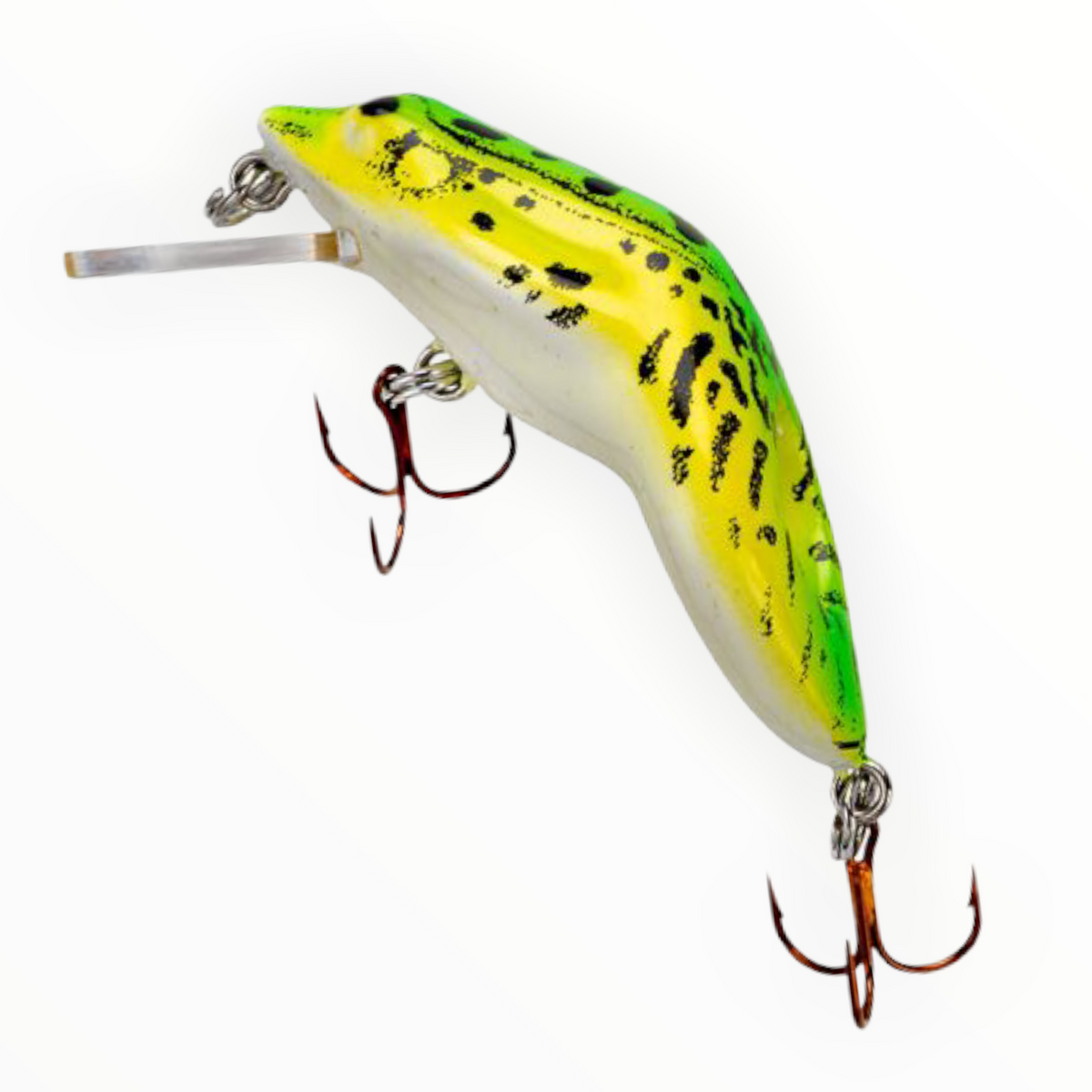 banjo frog fishing lures Rebel Wee color-white-frog Ratt Baits Con Frog Fishing Pole Holder Fish Color:062 Matt Magic