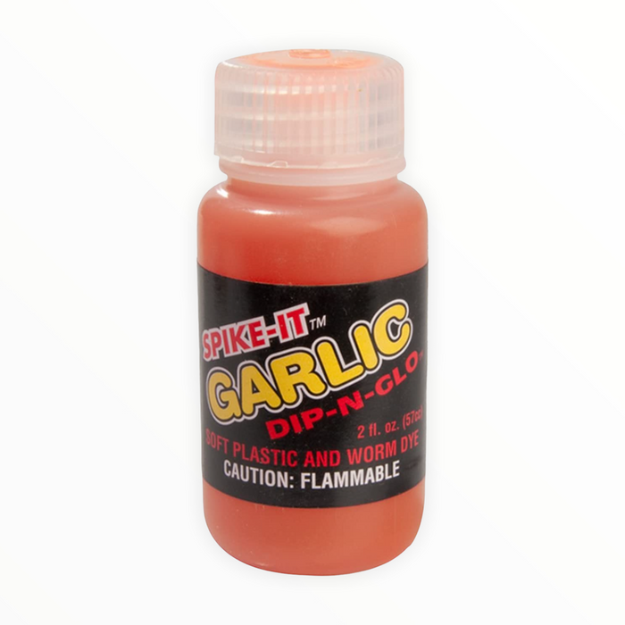 Spike-It Dip-N-Glo – Bottiglia Aroma Aglio 2 Oz – Colorante Per Esche – Scegli Il Colore