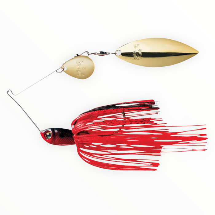 Strike King Premier Plus Double Willow Spinnerbait - Red Crawfish