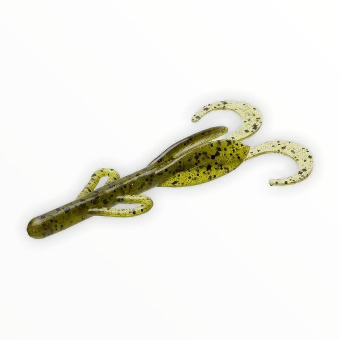 Zoom Finesse Worm Bag, Sprayed Grass, Soft Plastic Lures 