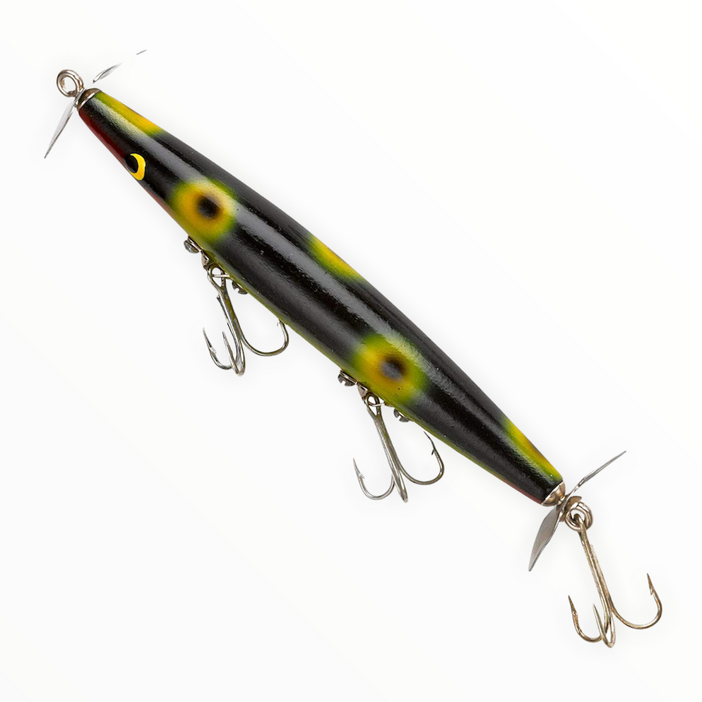 2 Leurres Vintage Smithwick Devil's Horse – Bois, Topwater, Bass – NOS 1992