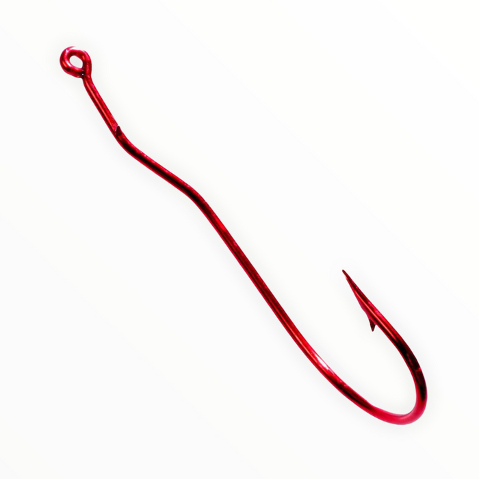 best size hook for crappie fishing Tru Turn Aberdeen, Blood Red 6