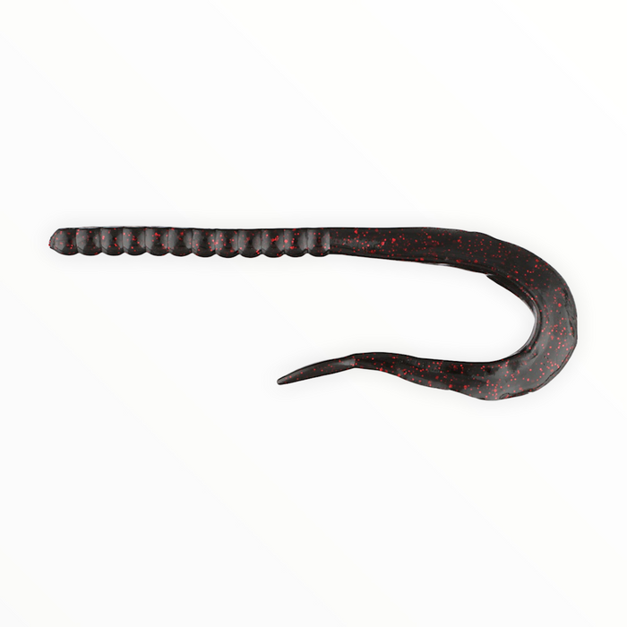 V&M Wild Thang Worm- Black red