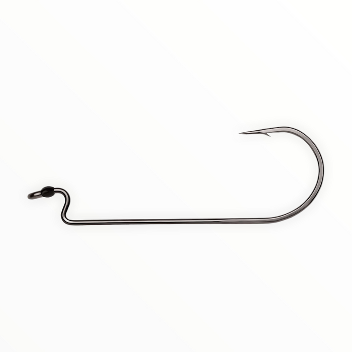 best hooks for worm fishing Dr.Fish 100pcs Red Offset Shank #6-#5/0 Collared keeper will help keeping your bait fixed What Is the Best Way