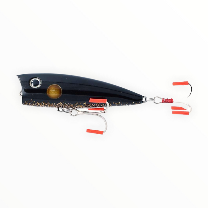 Yellow Magic Poppers- Black Shad