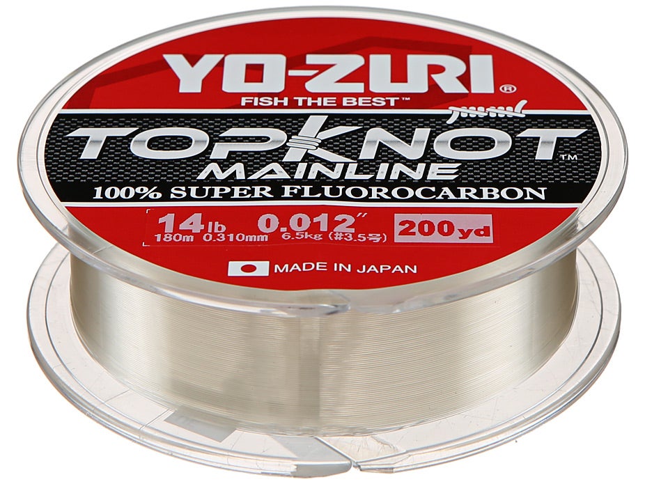 Yo-Zuri Topknot Mainline Fluorocarbon Line - 1,000 yd spool