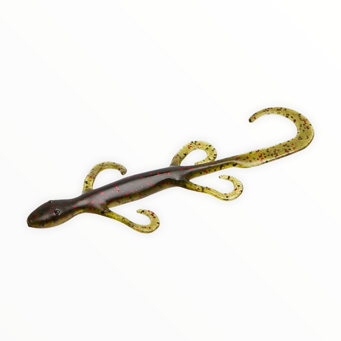 Zoom Lizard 6in Watermelon Gold Glitter