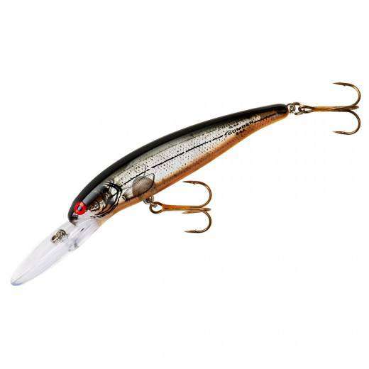 bass pro bomber lures Bomber Deep Long A Lure Silver Flash/Black Back/Orange Belly; 4 1/2 in