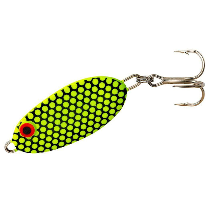 Bomber Slab Spoon Florescent Yellow Black Scales 