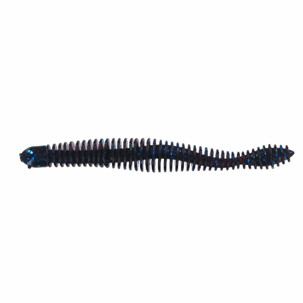 coon tail fish lures Coontail Worm (Color: Watermelon Red Ghost) | Fishing Tackle