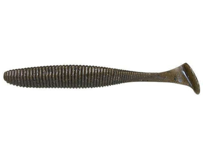 Jackall Soft Lure Ammonite Shad 5.5 Inches – Vibe Tail, Watermelon Pepper Color – 5-Pack For Bass Fishing