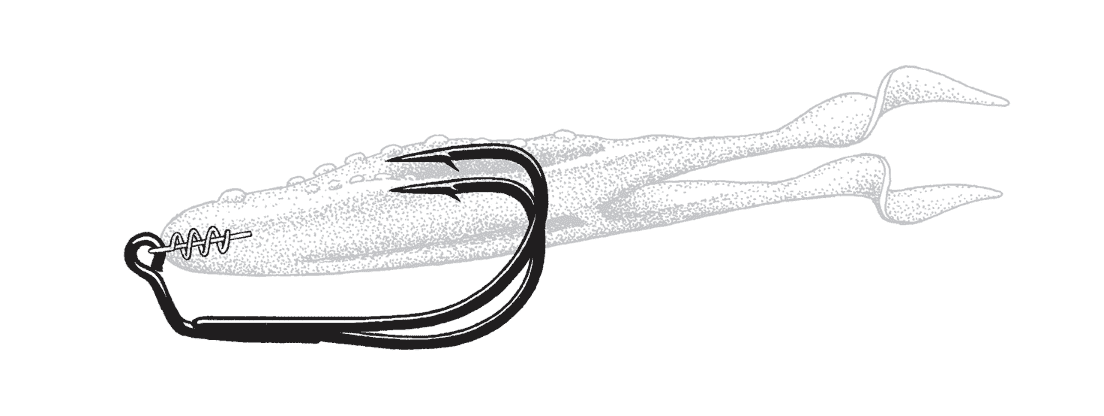 Owner Double Toad Hook — Lake Pro Tackle