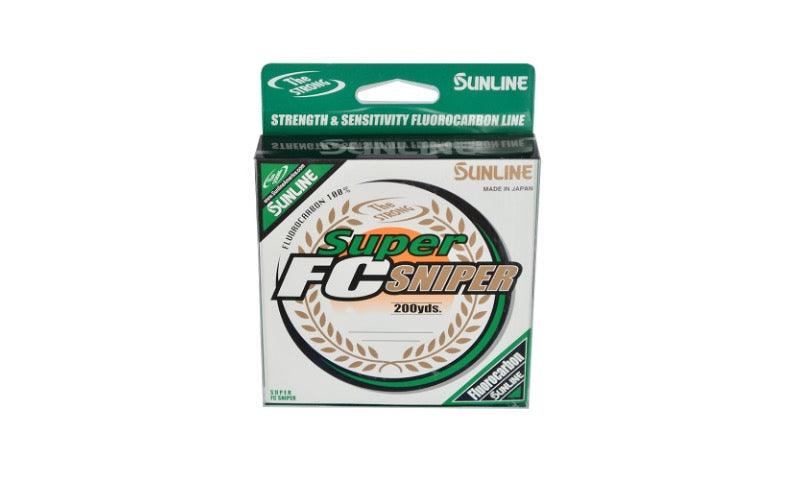 Sunline 63050340 Fluorocarbon Super FC Fishing Line, 7 lb Test/200 yd,  Sniper Green