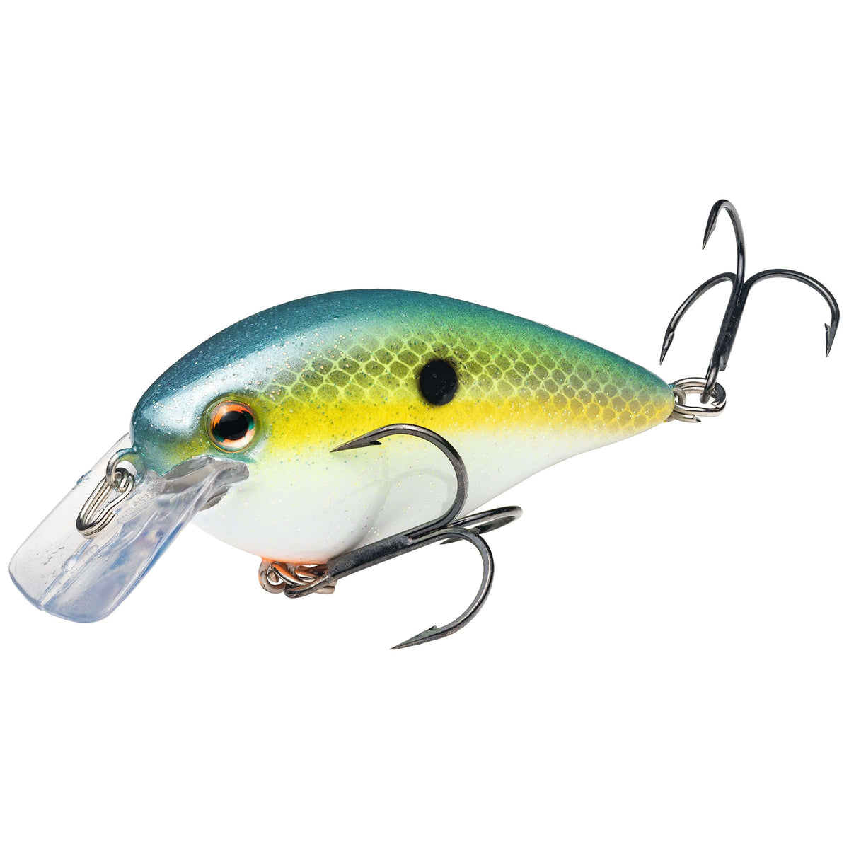 Strike King KVD Square Bill 2.5 Clear Ghost Sexy Shad